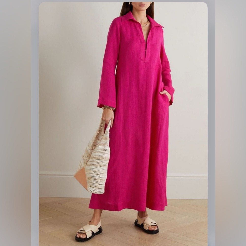 THREE GRACES LONDON 
Veronica Long-Sleeve Maxi Dress